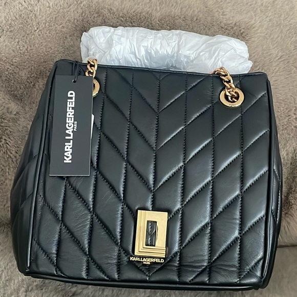 Karl Lagerfeld - Leather Bucket Purse - Picture 11 of 12